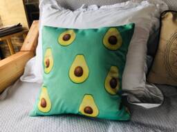 Avocado Print Design Decorative Pillow Covers - thumbnail 1