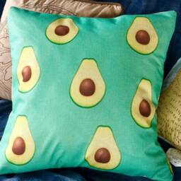 Avocado Print Design Decorative Pillow Covers - thumbnail 2
