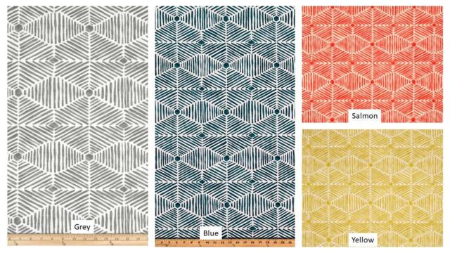 "Pair 25 Or 50"" Wide Premier Print Heni Rod Panels Drapes Cafe Curtains 24 63 72 84 96 108 120" - image 1