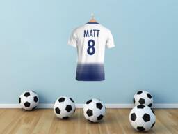 Personalised Football Wall Art, Soccer, Transfer, PVC Decal, 3D, Sticker