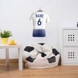 Personalised Football Wall Art, Soccer, Transfer, PVC Decal, 3D, Sticker - thumbnail 3