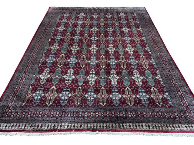 8x10 Rosewood Color Bokhara Rug - 2.50x3.00 Kids Room Luxury Area Turkish Fine Quality Afghan - image 1
