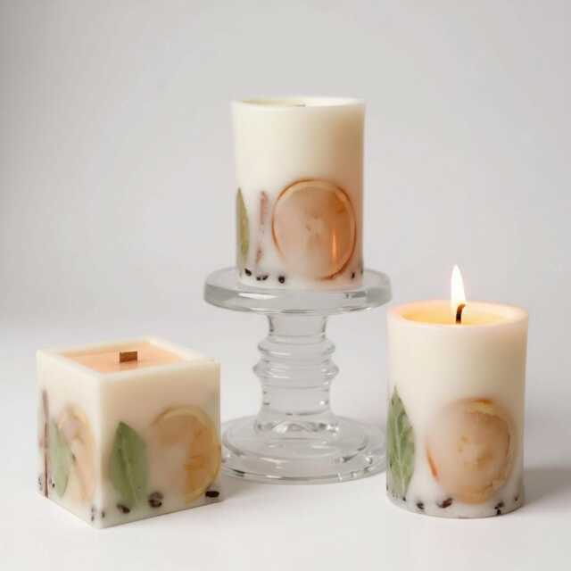 Christmas Candle Gift, Festive Candle, Gift Ideas, Spice Table Decoration, For Women - image 1