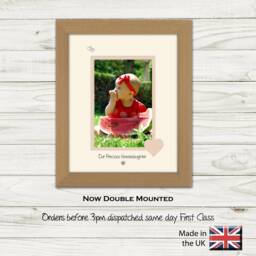 Granddaughter Photo Frame Our Precious Gift For Mother's Day Landscape 731F Or Portrait 1040F - thumbnail 2