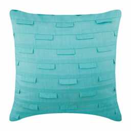 "Decorative Pintucks, Textured Couch Throw 16""x16"