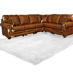 Plush Faux Fur Area Rug - Thick Shag Sheepskin, Handmade Usa - thumbnail 4