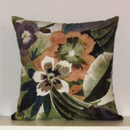 Made To Order Sabania Bold Floral Cushion Cover, Summer Colours - thumbnail 2