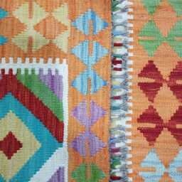 Kilim Rug Multicolour, Handmade Artisan Afghan Turkish Scandinavian Navajo Bohemian Flatweave Wool Multicolour 122x89 cm - thumbnail 3