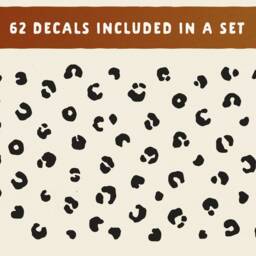 Cheetah Spot Wall Decals - Jungle Nursery Decor, Kids Room Art, Peel & Stick Polka Dot Stickers - thumbnail 2