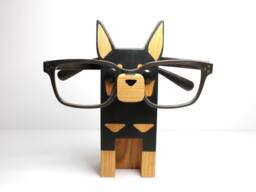 Doberman Dog Eyeglass Stand/Glasses Holder - thumbnail 1