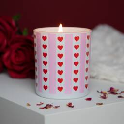 Heart Line Valentine's Scented Candle