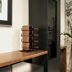 Wooden Wine Rack Handcrafted Home Decor For Lovers - Perfect Holder, Organizer, & Storage Solution - thumbnail 3