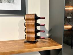 Wooden Wine Rack Handcrafted Home Decor For Lovers - Perfect Holder, Organizer, & Storage Solution - thumbnail 1