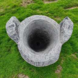 Stone Elephant Planter Statue Concrete Flower Pot Figurine Outdoor Plant Sculpture Cement Ornament Front Door Decoration Gift - thumbnail 4
