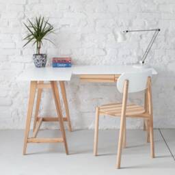 L-Shaped Corner Desk For Small Spaces 135cm X D 85 cm - Left Side - thumbnail 2