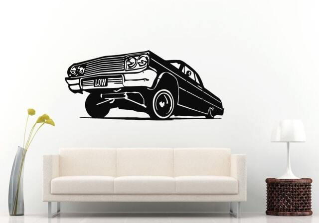 Racing Car Vehicle Tuner Tuning Custom Drifting Automobile Coupe Speed Fast Low Rider Wall Decal Vinyl Sticker Mural Room Decor L1175 - image 1