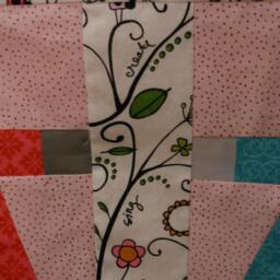 The Bunny Quilt Modern Baby Blanket, Ready To Ship - thumbnail 4