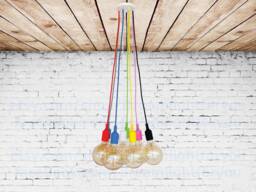 3-15 Pendant Lights Cluster Light Nursery Lighting Spider Chandelier Kids Room Hanging Industrial Chandelier ??olored - thumbnail 1