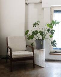 Selenite Crystal Side Table - Solid Piece