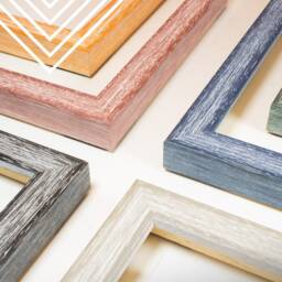 Lime Washed Colour Picture Frames - Custom Made To Order Any Frame Size - thumbnail 4