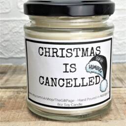 Rude Festive Soy Wax Candle - Christmas Novelty Gift - thumbnail 2