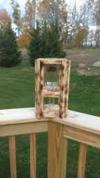 Wine Bottle Bird Feeder