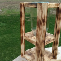 Wine Bottle Bird Feeder - thumbnail 2