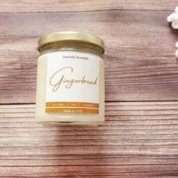 Gingerbread - Cookie Scented Candle Soy Wax Home Decor Hand Poured Holiday Themed Christmas - thumbnail 2