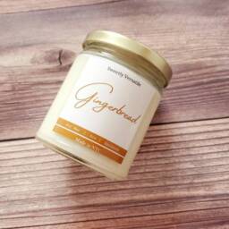 Gingerbread - Cookie Scented Candle Soy Wax Home Decor Hand Poured Holiday Themed Christmas - thumbnail 3