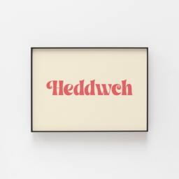 Heddwch Print, Welsh Themed Wall Art, Perfect Gift For A Loved One Who Appreciates The Culture, Travel Gallery Peace Poster - thumbnail 2