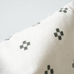 Green Tribal Hemp Hand Woven Natural Dye Color Hmong Lumbar Pillow Cover - thumbnail 3