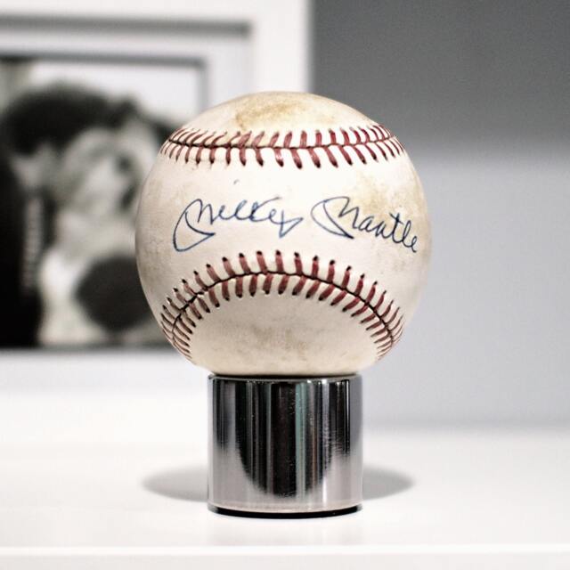 Ultra Premium Polished Autographed Baseball Tennis Billiard Croquet Ball Display Stand Made From Airplane Parts Ver Ii - Show Off Your Balls - image 1
