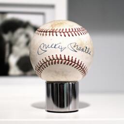 Ultra Premium Polished Autographed Baseball Tennis Billiard Croquet Ball Display Stand Made From Airplane Parts Ver Ii - Show Off Your Balls - thumbnail 1