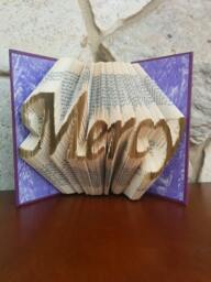 Mercy - Folded Book Art Fully Customizable, Religious, Godly - thumbnail 1