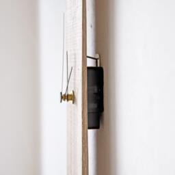 Wood Wall Clock, Rectangular Wooden Modern Clock Elian D - thumbnail 4