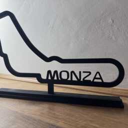 Monza Circuit Free Standing Wall Art - Add Speed & Style To Your Home D??cor - thumbnail 2