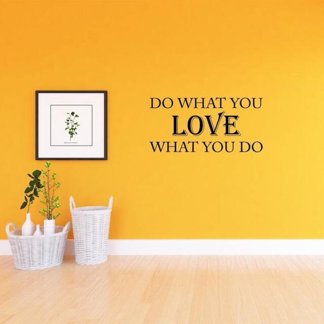 Vwaq Do What You Love Vinyl Wall Decal Home Decor Office Sports Fun Quote - image 1