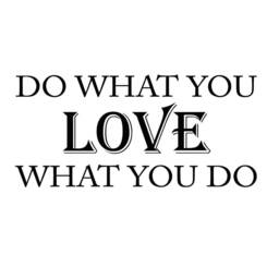 Vwaq Do What You Love Vinyl Wall Decal Home Decor Office Sports Fun Quote - thumbnail 2