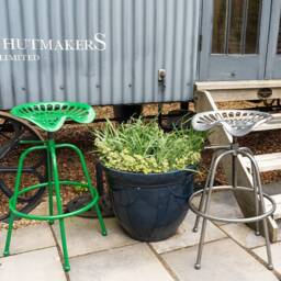 Industrial Cast Iron Steel Tractor Seat Stool Powder Coated Bar