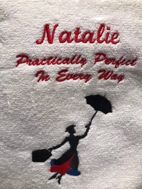 Mary Poppins Bath Towel/ Spoon Full Of Sugar/Supercalifragilisticexpialidocious Bath Towel - image 1