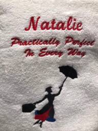 Mary Poppins Bath Towel/ Spoon Full Of Sugar/Supercalifragilisticexpialidocious Bath Towel - thumbnail 1