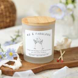 "Funny 40Th Birthday Candle Gift For Her, " - thumbnail 3