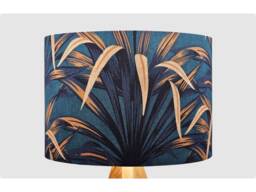 Modern Deep Blue Lampshade, Table Floor Lamp/Ceiling Pendant Small Medium Large 15cm 20cm 25cm 30cm 35cm 40cm Fabric Drum Light Shade - thumbnail 1