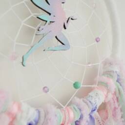 Choose Your Colour, Custom Made Fairy Dreamcatcher Wall Hanging - thumbnail 3