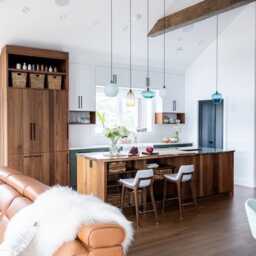 Hand Blown Bohemian Glass Pendants For Kitchen & Dining Table Lighting. Unique Colored Lights - thumbnail 3