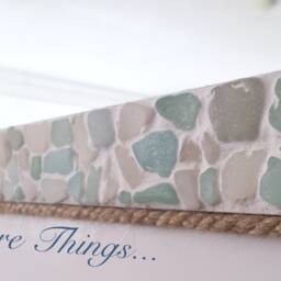 Sea Glass Mosaic Mirror Isle Of Wight Beach Decor, 15 - thumbnail 3