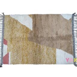 Yakiti - 6X9Ft Moroccan Rug, Beni Ourain Area Modern Wool Living Room Beniourain Handmade Soft Carpet, 184 cm X 280 - thumbnail 3