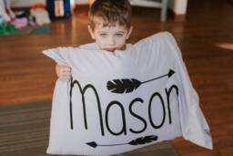 Personalized Kids Pillowcase Only Custom Name Pillow Gift - thumbnail 1