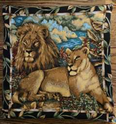 Lion Pillow Cover, 14 X Decorative Cover - thumbnail 1