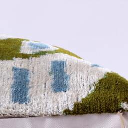 ??kat Velvet Pillow, Bohemian Pillow, Lumbar Pillowcase, Designed Cushions, Couch Cushions, Fashion Cushions, Decorative Pillow, Green Beige Pillow - thumbnail 3